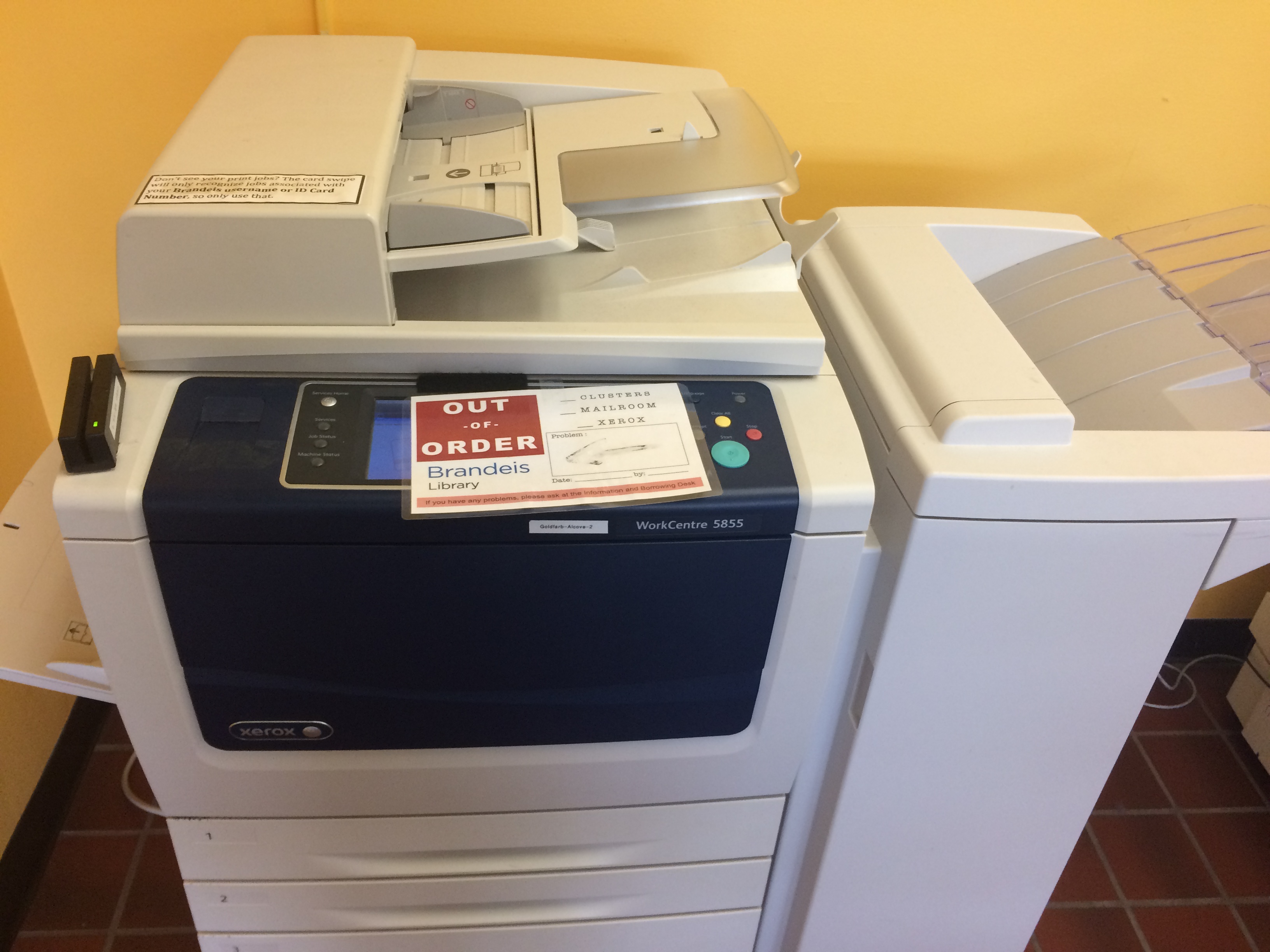 Library printers fixed after software issues cause delays, ITS to add